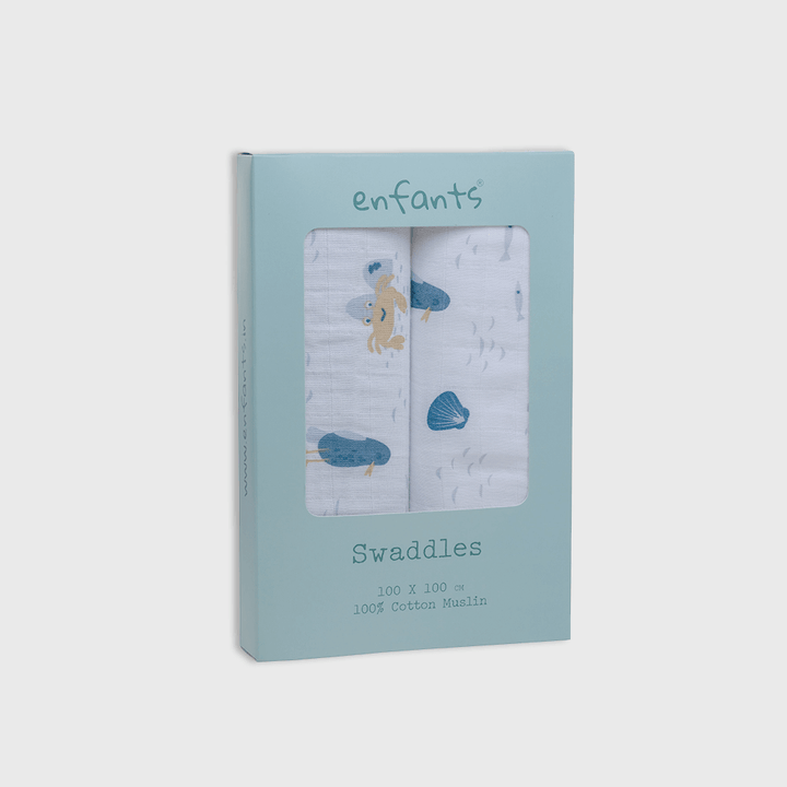 Enfants Splashy Sea Fun Swaddle