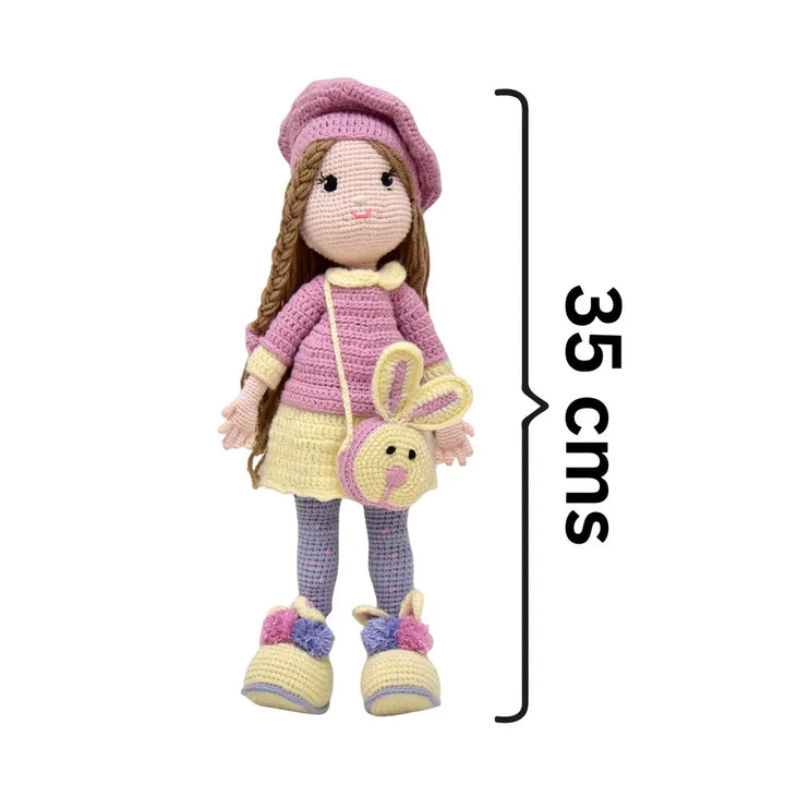 Happy Threads Rasberina the Doll – Limited Edition Handmade Crochet Keepsake