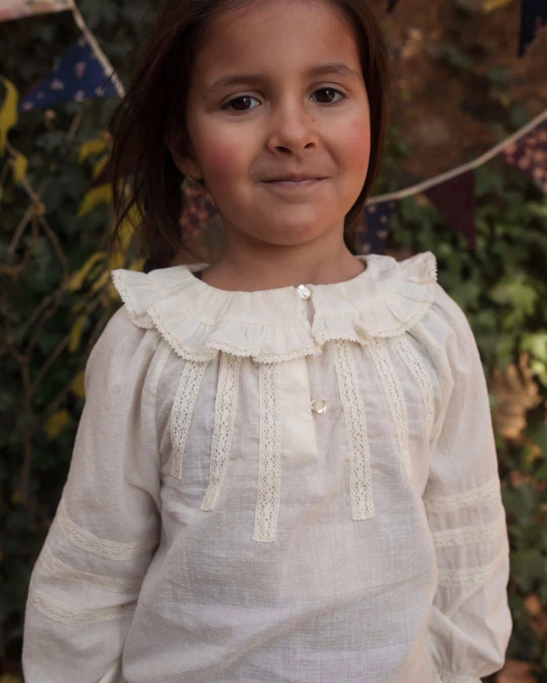Early Sunday Cécile Blouse For Girls - Ecru