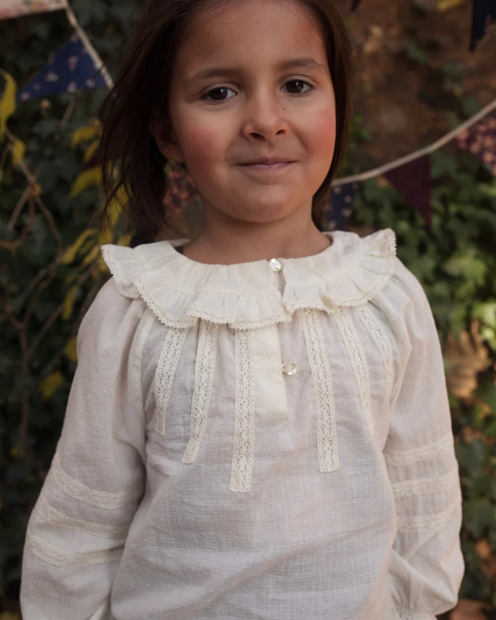 Early Sunday Cécile Blouse For Girls - Ecru