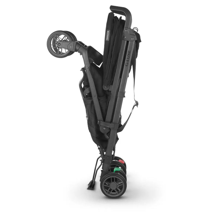 UPPAbaby G-Luxe Lightweight Compact Stroller, Easy Fold, Flat Recline, Travel Friendly, Includes Cup Holder, Carry Strap, Sun Canopy up to 4 years - Charcoal/Greyson