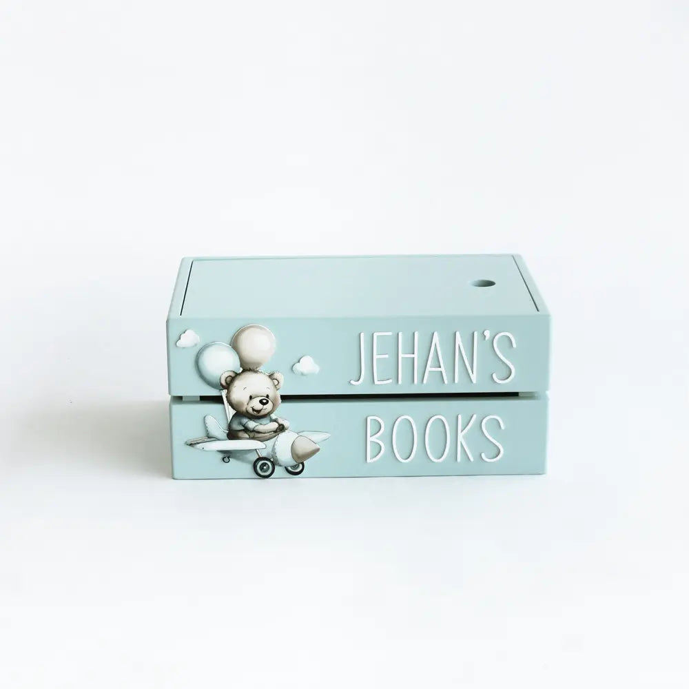 The Tiny Trove My Book Box (Teddy) - Blue
