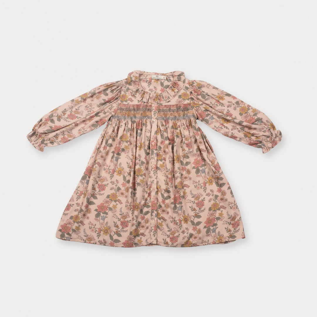 Early Sunday Jeanette Dress For Girls - Bloom