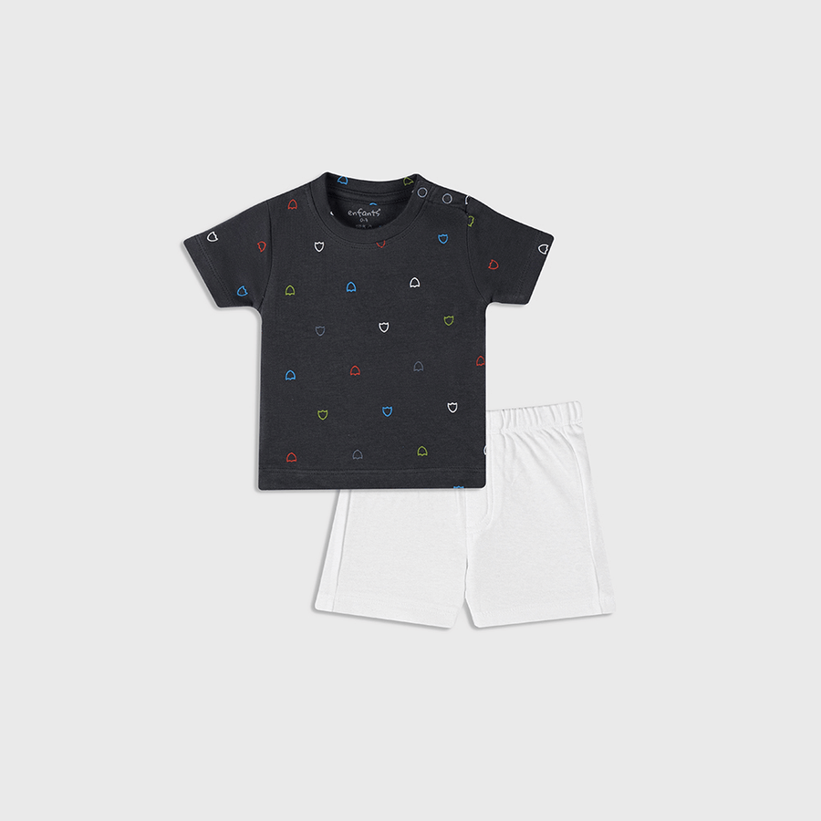 Enfants Stylish Black and White set