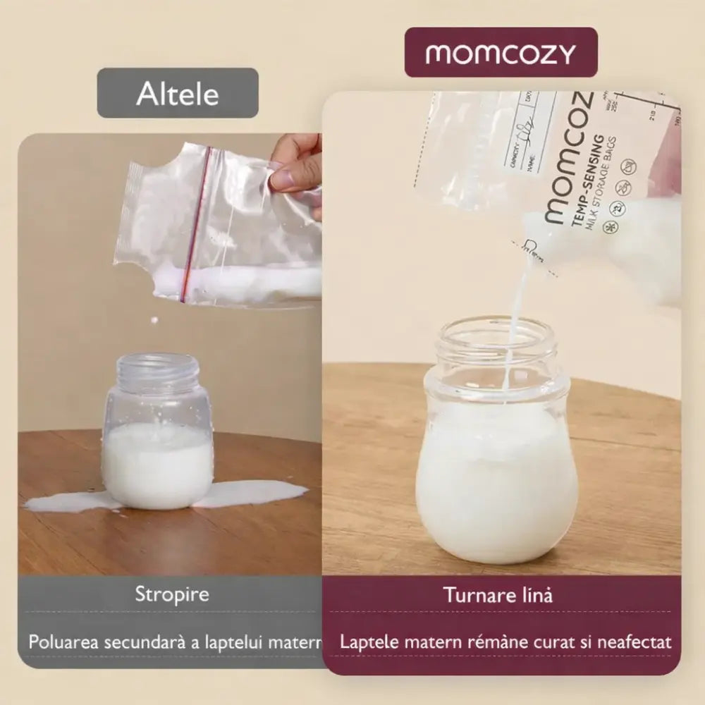 Momcozy Spout Breastmilk Storage Bags - 60Pcs