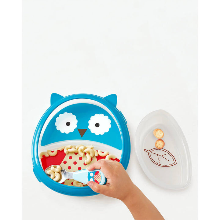 Skip Hop Zoo Smart Serve Plate - Bowl Set Owl