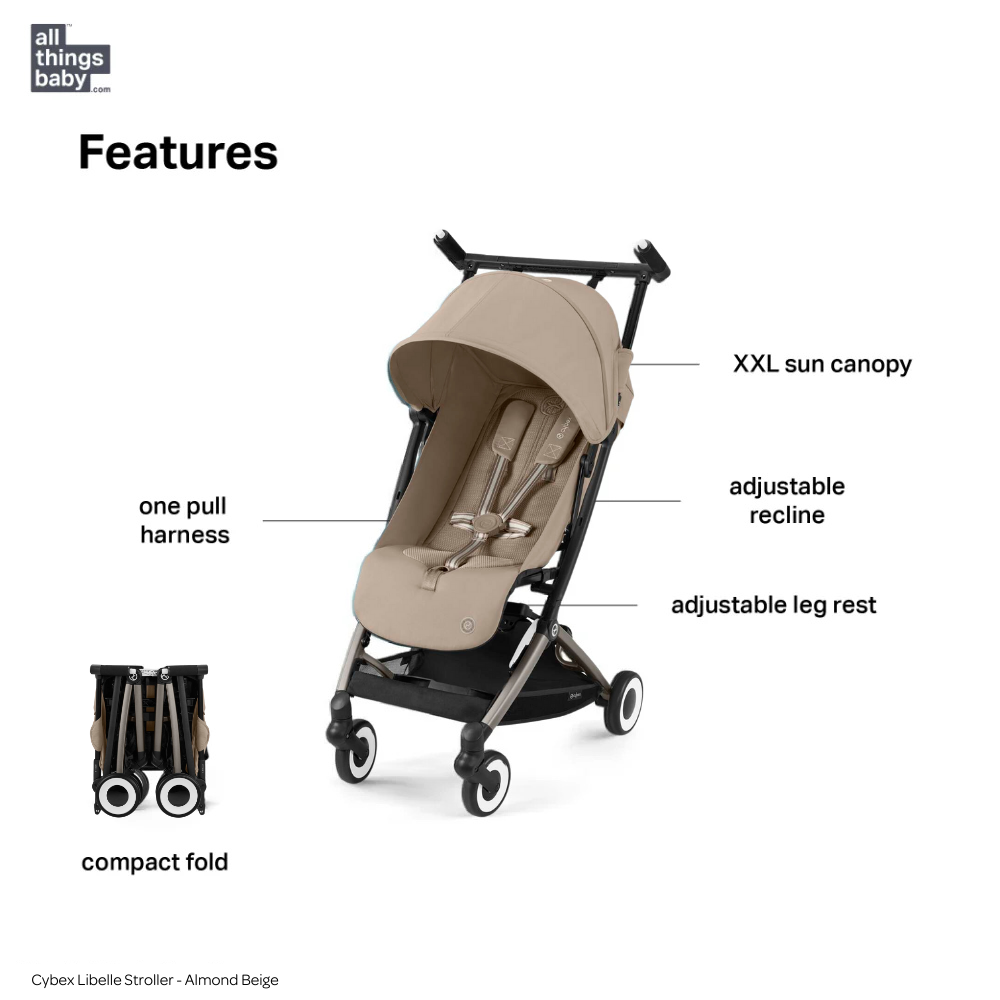 Cybex Libelle Compact Stroller - Almond Beige