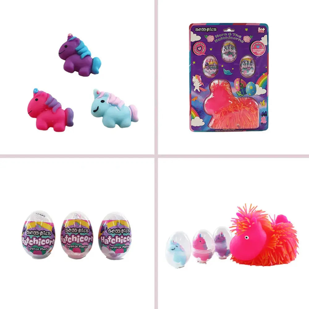 Scoobies Nora &amp; The Hatchicorns Unicorn Squishy Surprise Eggs