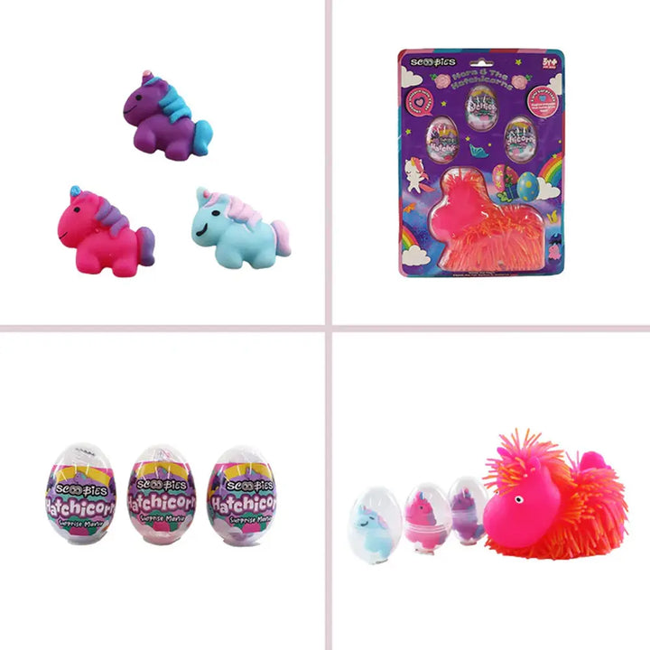 Scoobies Nora &amp; The Hatchicorns Unicorn Squishy Surprise Eggs