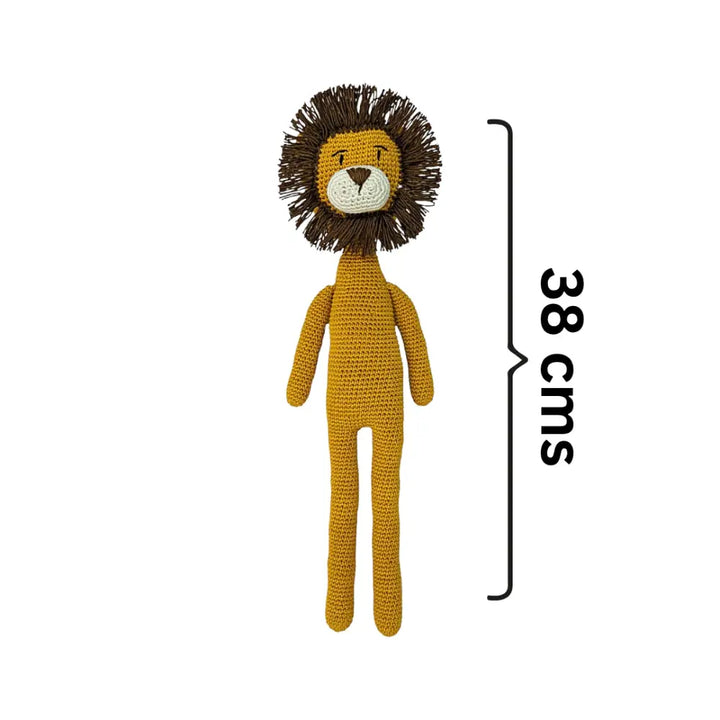 Happy Threads Hugo the Lion – Lovingly Handcrafted Crochet Cuddle King