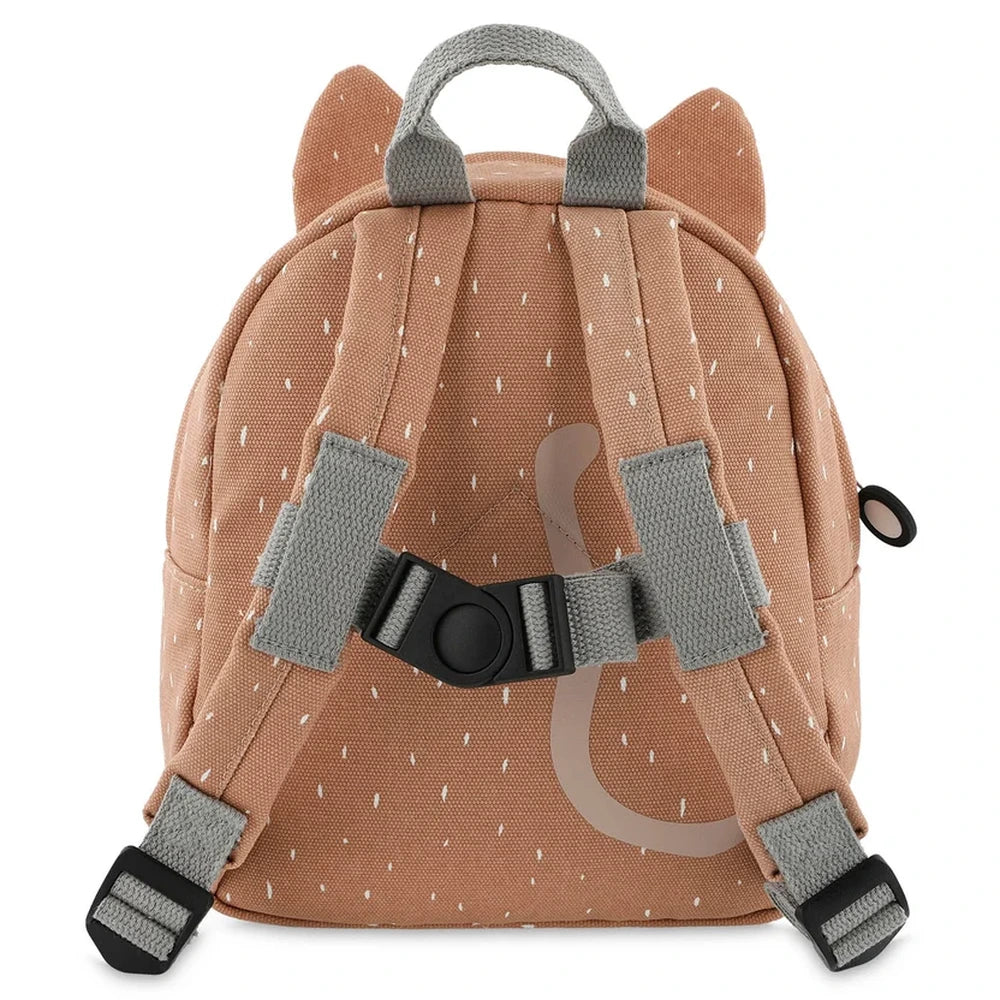 Trixie Small Kids Backpack for Toddlers | Lightweight Water-Repellent Daycare &amp; Travel Bag with Adjustable Padded Straps, Front Pocket &amp; Name Tag | 2 Years Onwards | Mrs. Cat