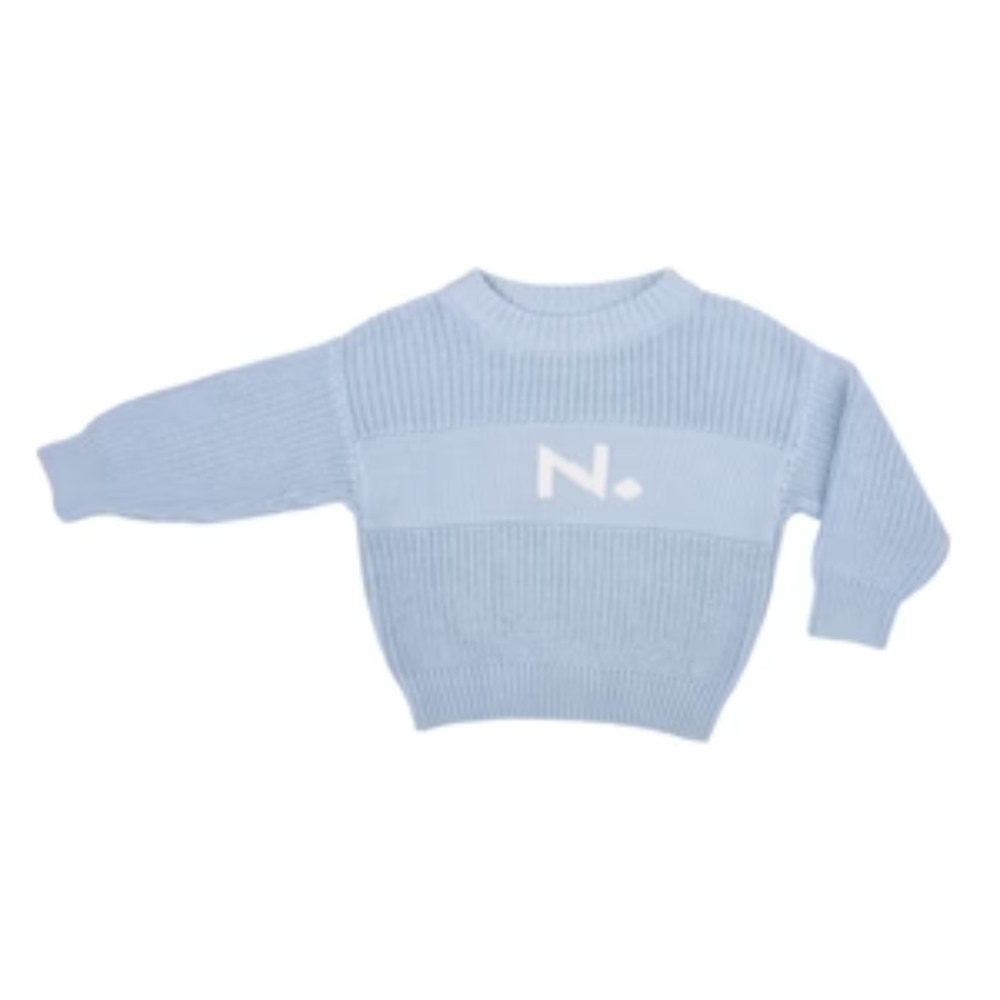 NamelyCo's Personalised Letter Jumper - Kentucky Blue