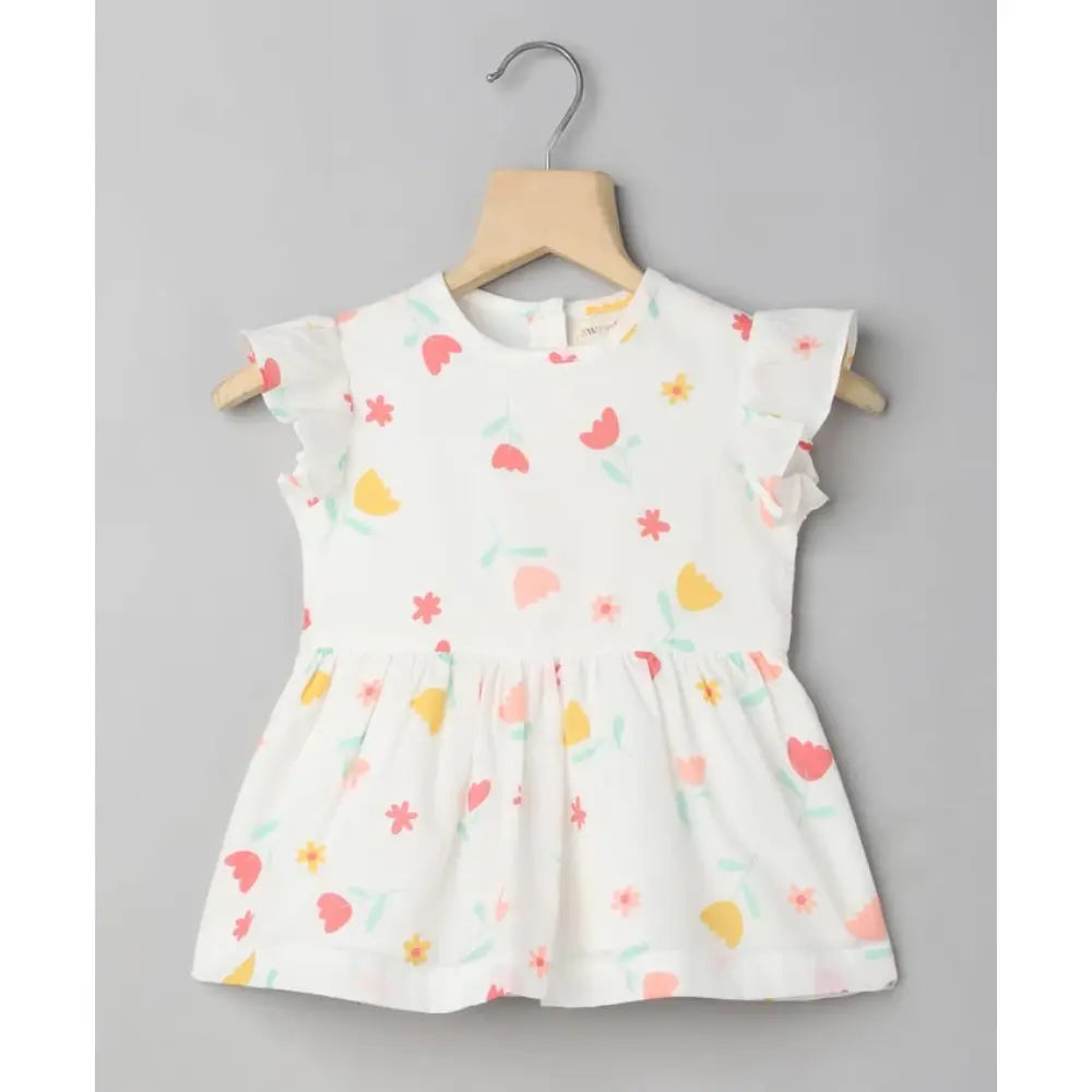 Sweetlime By AS Multicoloured Floral Organic Cotton Top &amp; Bloomer Co-ord Set