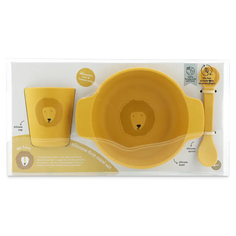 Trixie Silicone First Meal Set - Mr. Lion