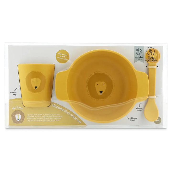 Trixie Silicone First Meal Set - Mr. Lion