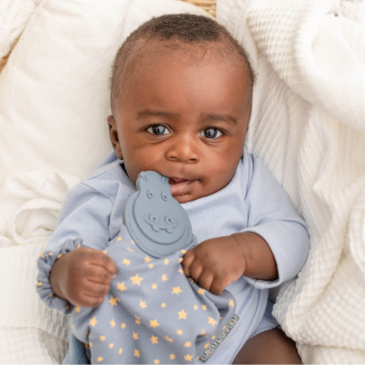 Cheeky Chompers Baby Comforter with Teether - Midnight Stars Comfortchew