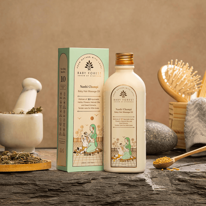 Baby Forest Baby Massage Care Combo Box
