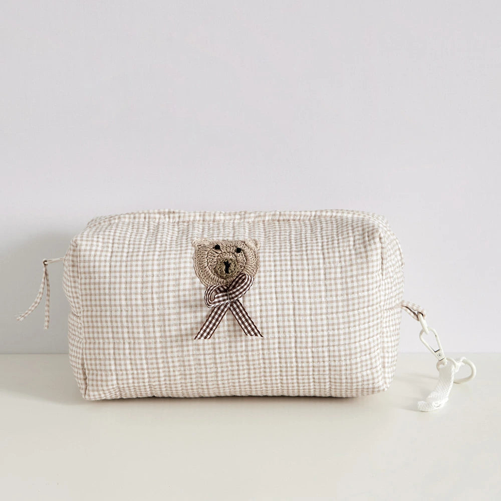 Annasimona Kids Teddy Pouch Set - Set of Two