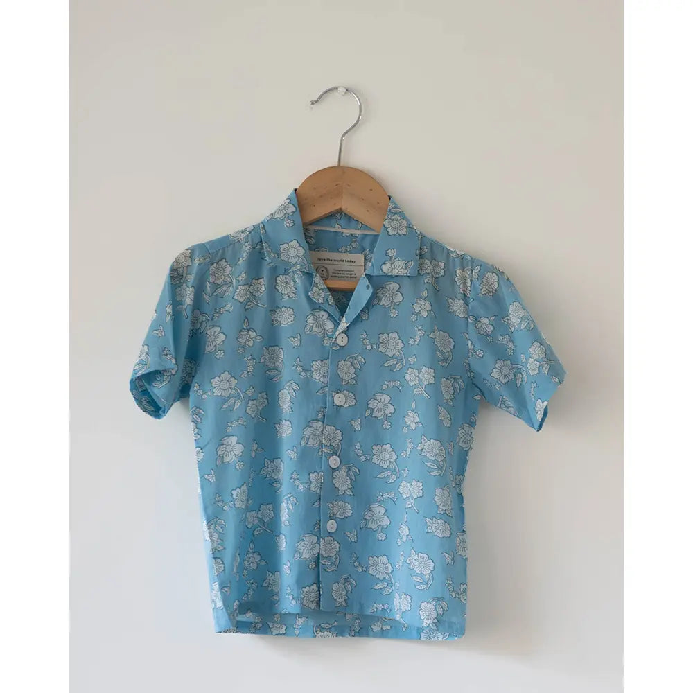Love The World Today Boogie Co-Ord Set For Boys In Powder Blue