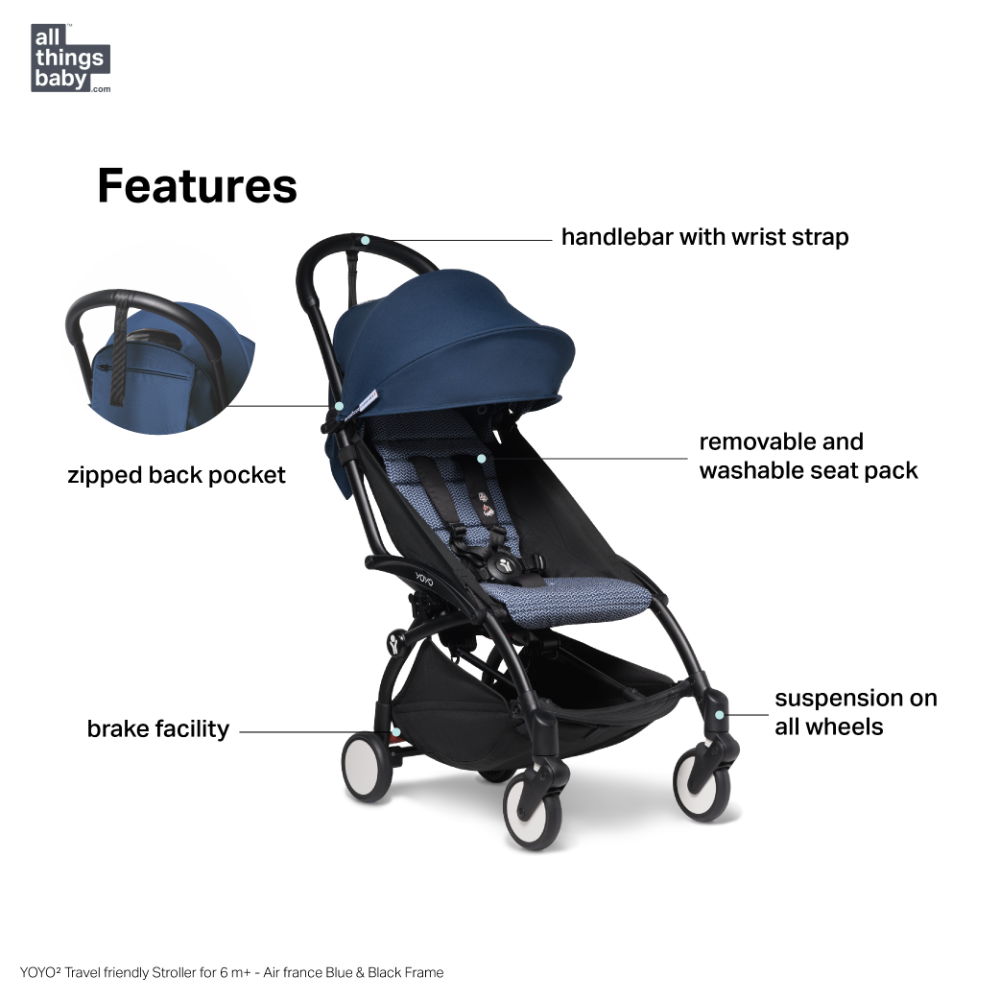 YOYO² Stroller for 6 m+ - Air France Blue (Special Edition)