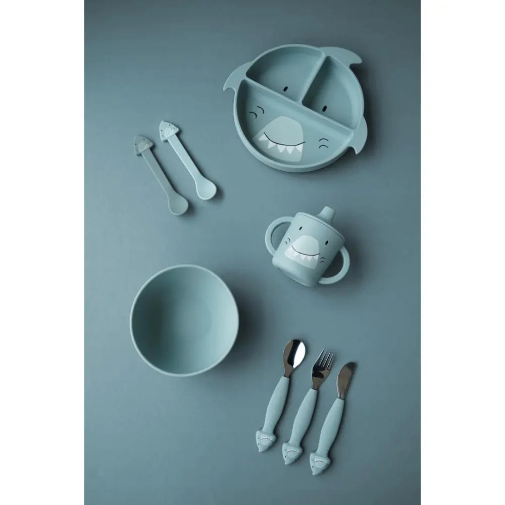 Trixie Silicone Divided Suction Plate - Mr. Shark