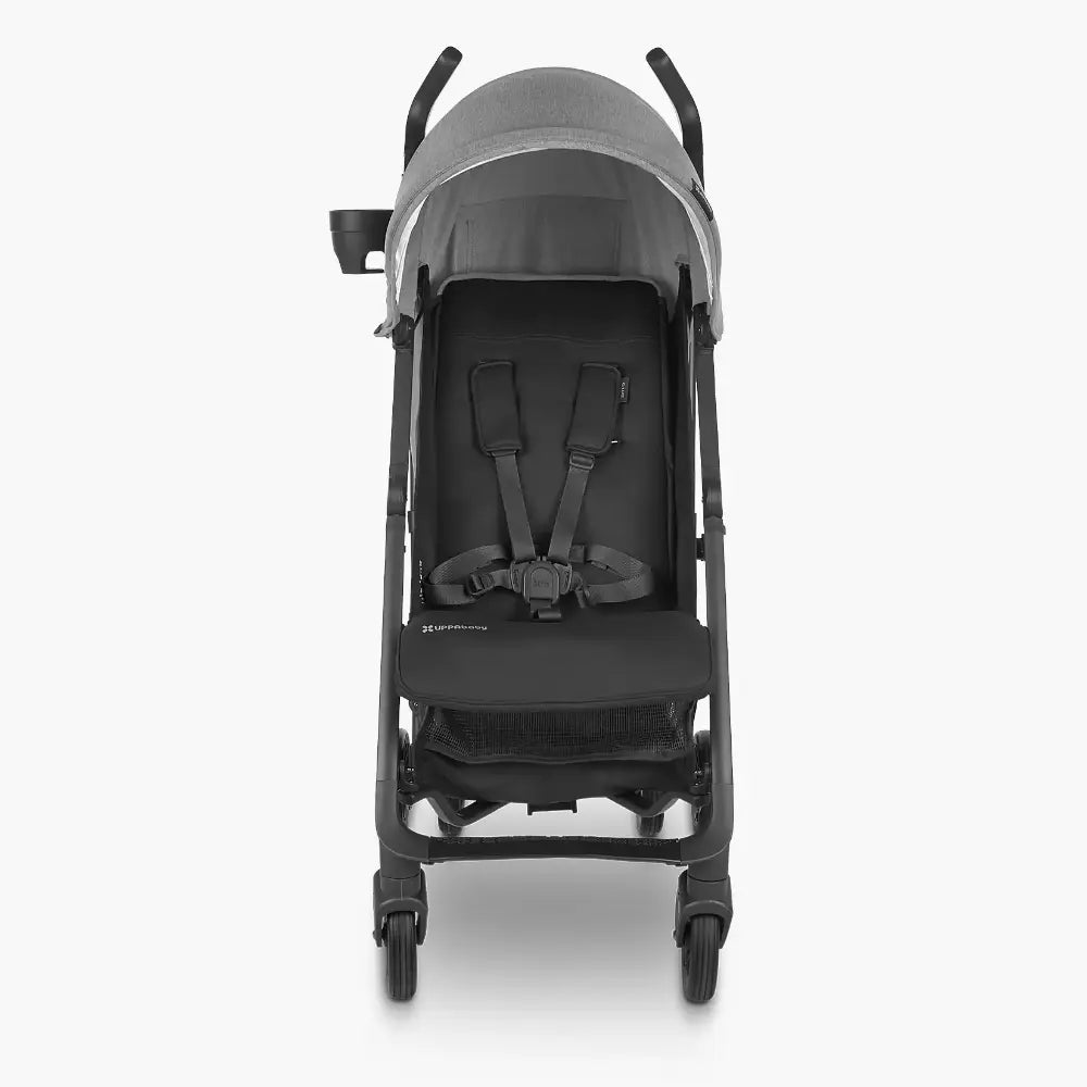 UPPAbaby G-LUXE Lightweight Stroller, One-Hand Recline, UPF 50+ Canopy, Compact Fold, Cup Holder Included, Up to 25 kg - Greyson-Charcoal Melange/Carbon Frame