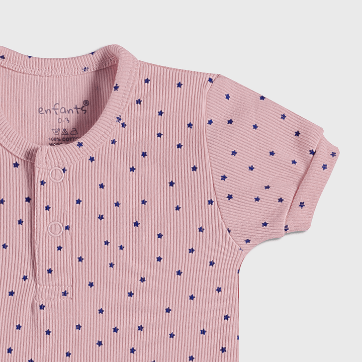 Enfants Starry Blush Romper