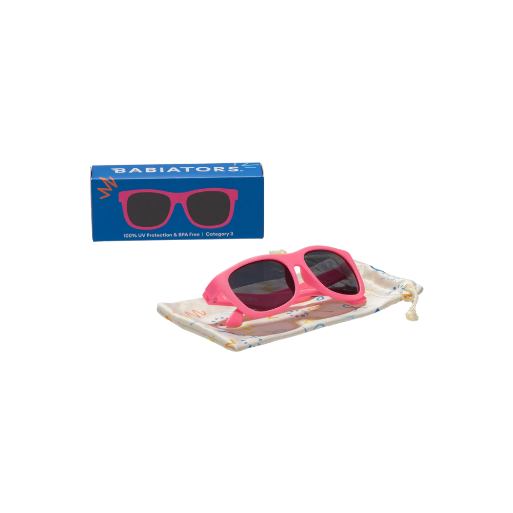 Babiators Originals Navigator Sunglasses : Pink | Smoke Lens