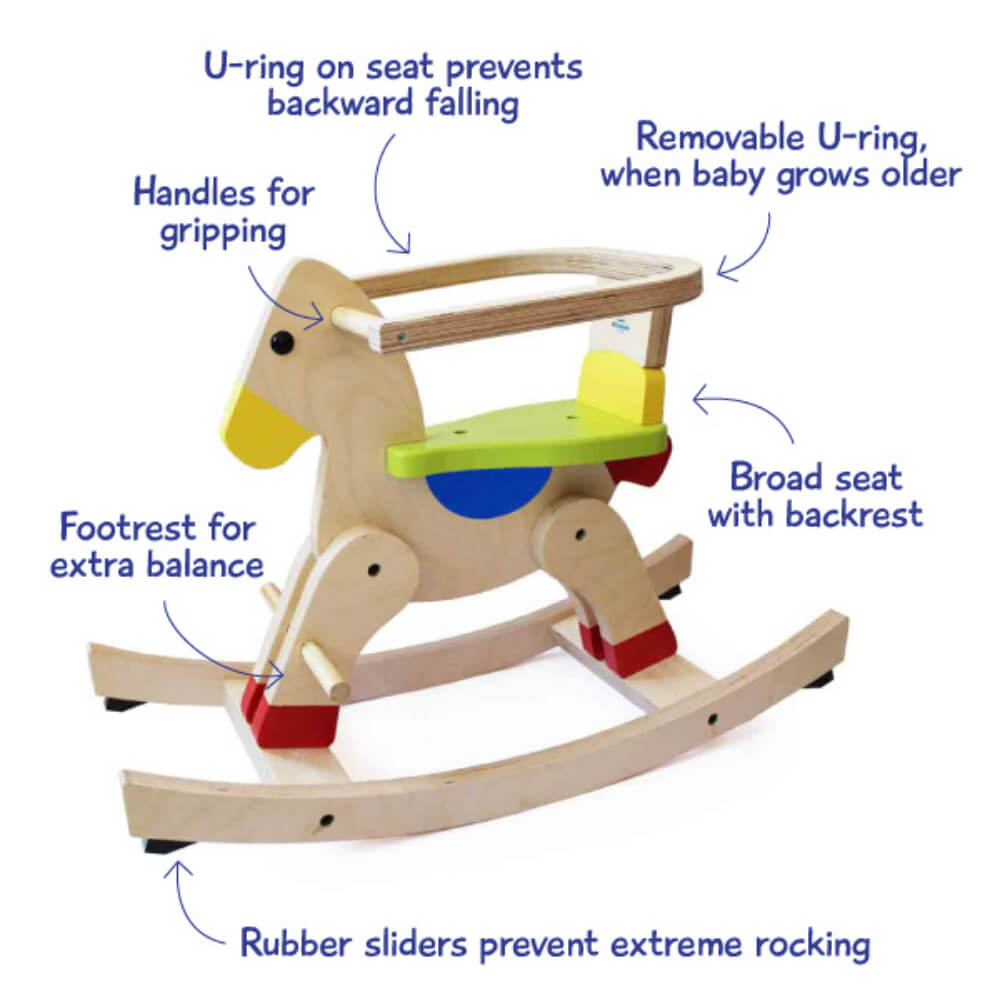 Wooden Rocking Horse Toy