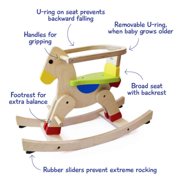Wooden Rocking Horse Toy