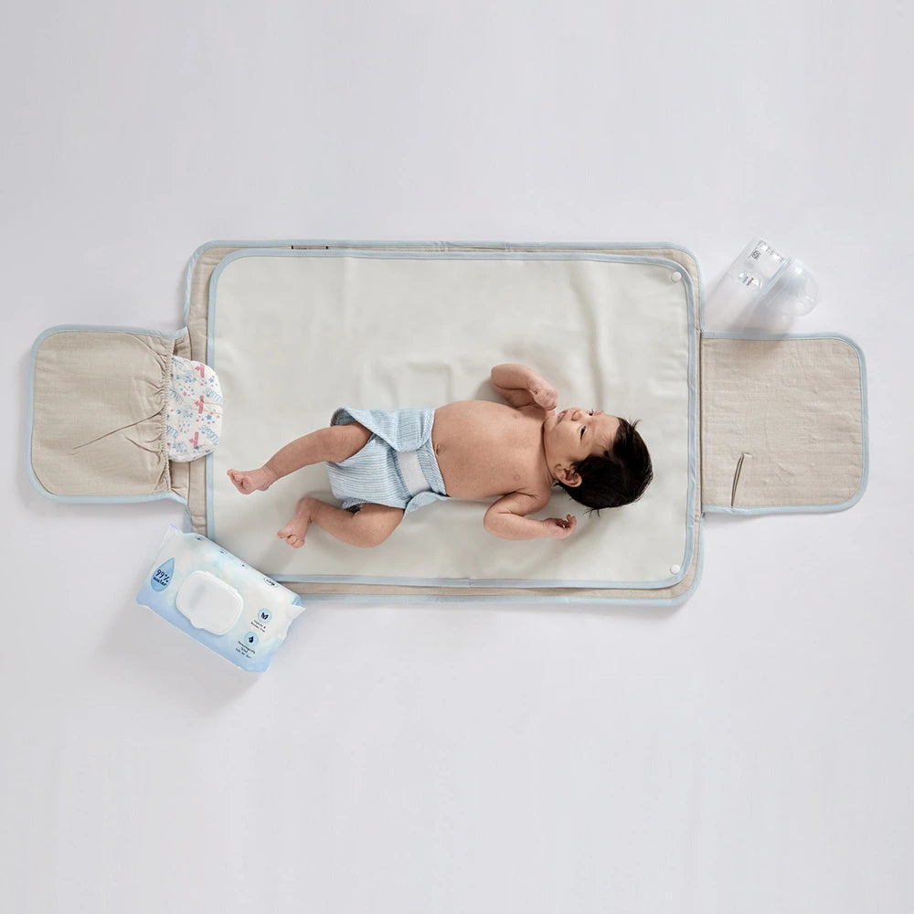 Annasimona Kids Portable Diaper Changing Mat - Hot Air Balloon