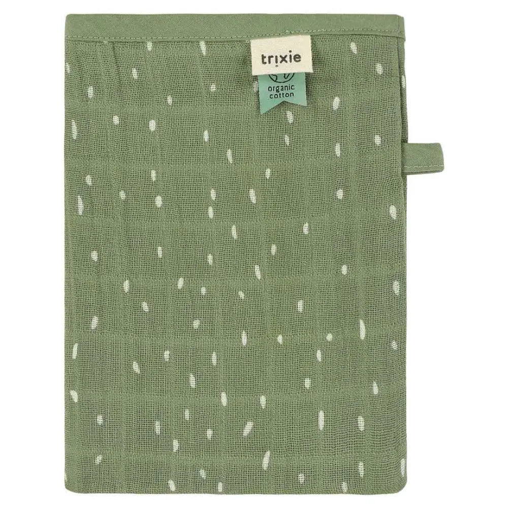 Trixie Muslin washcloths 3-pack mix - Daring Dino