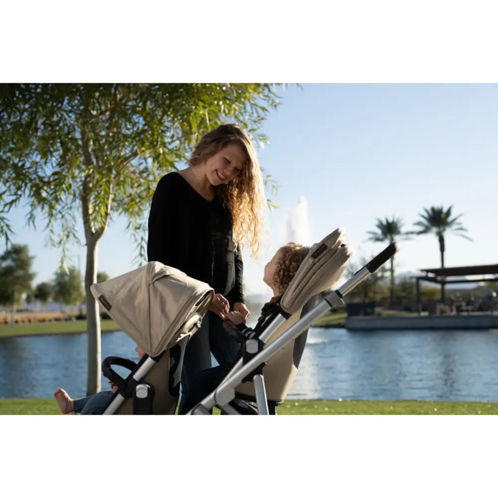 UPPAbaby RumbleSeat V3, Sibling/Twin Seat for Vista V3 Stroller, Multi Seat Configurations, Forward and Rear Facing, Up to 18 kgs - Declan/Oat