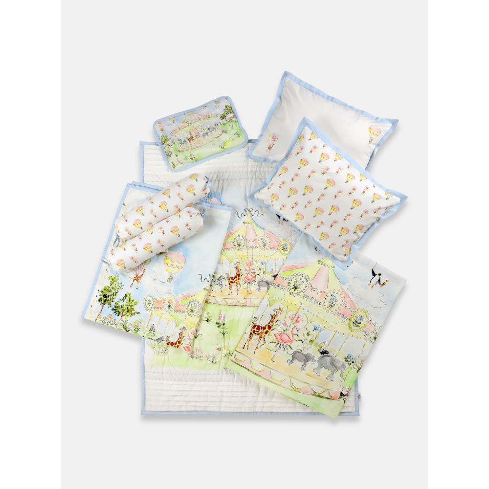 The Baby Trunk Carnival Carousel - Bedding Set - Pack of 5