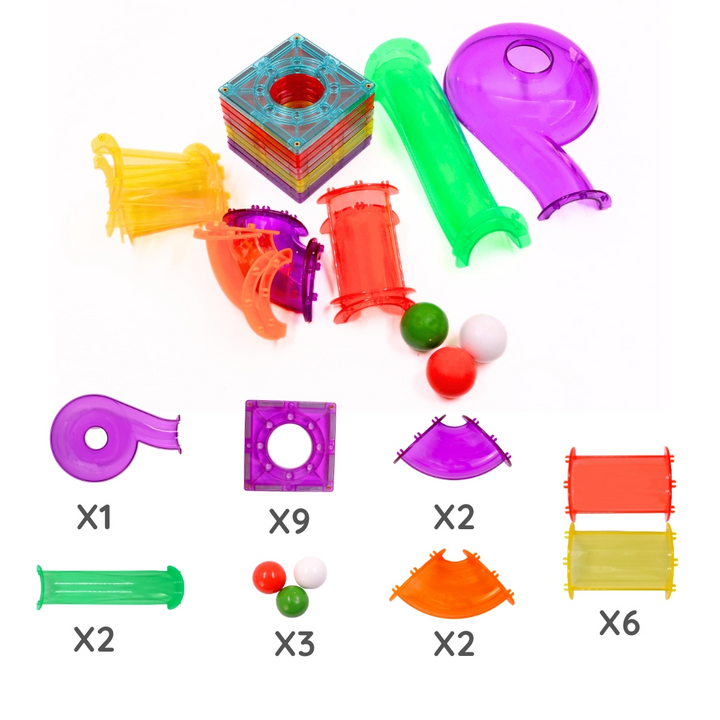 Scoobies Run Magnetic Tiles - 25 Piece Construction Set