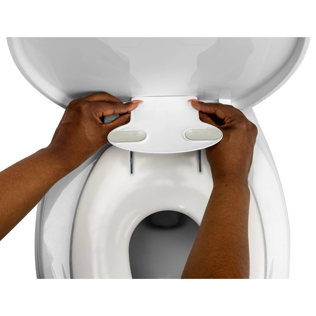 Ingenuity Flip &amp; Sit Potty Seat -  Toddler Potty Training Seat, Easy to set up, For Round &amp; Elongated Toilets, 18 Months+ / upto 22.5 kg