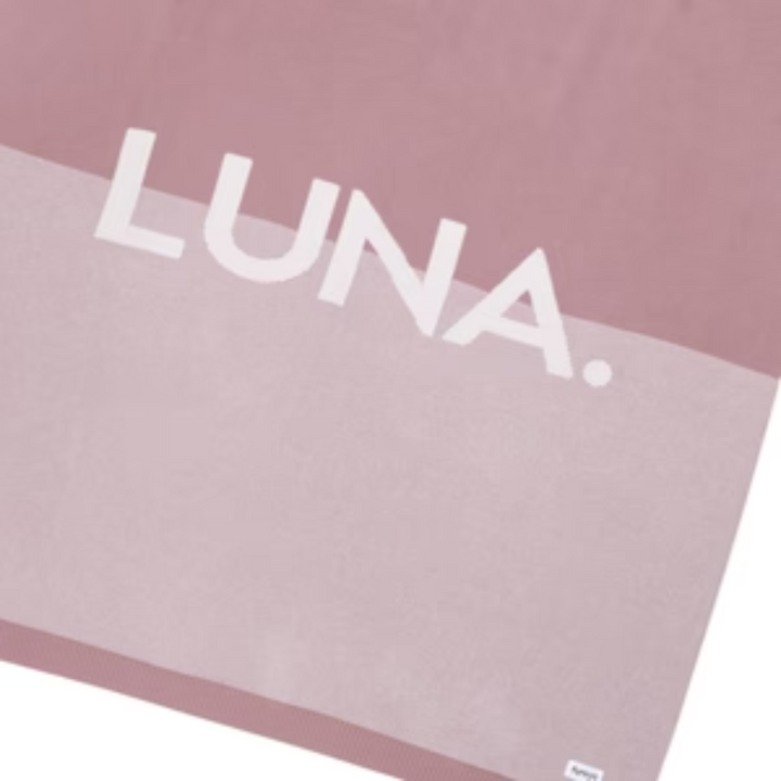 NamelyCo Splice Name Blanket - Oatmeal Splice: Rose Bloom