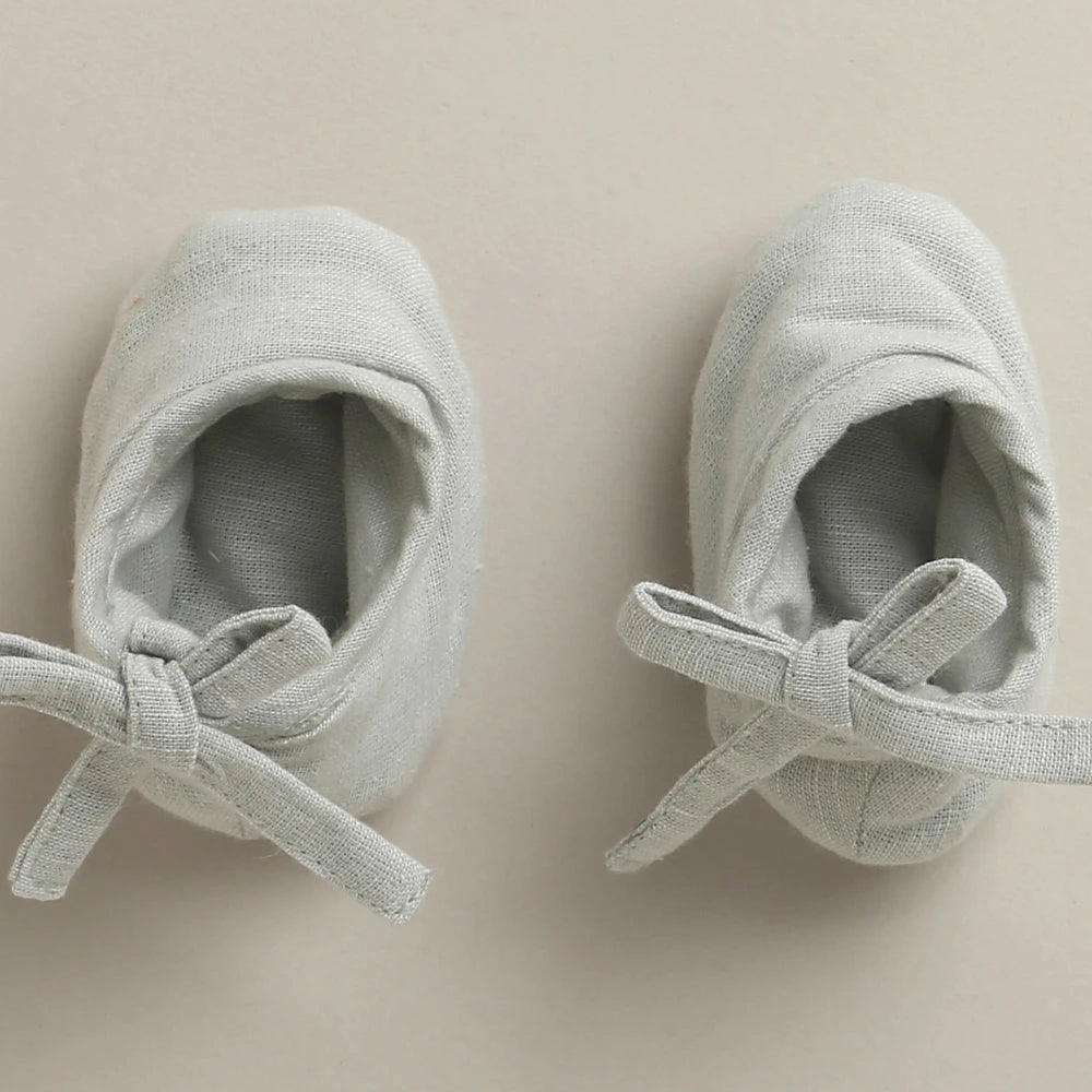 Sweetlime By As Unisex Pure Comfort Organic Cotton Baby Booties - Green
