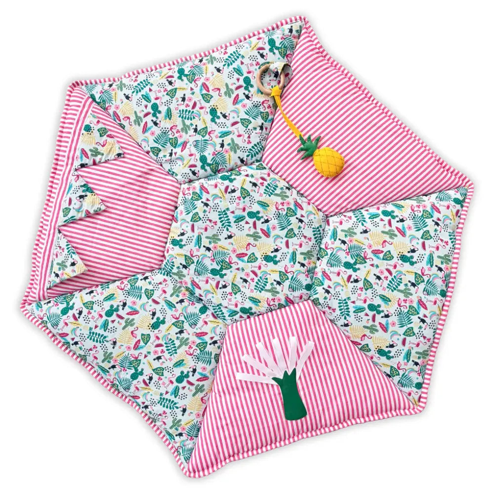 GWD Kids Tropical Paradise Play Gym &amp; Sensory Mat Set