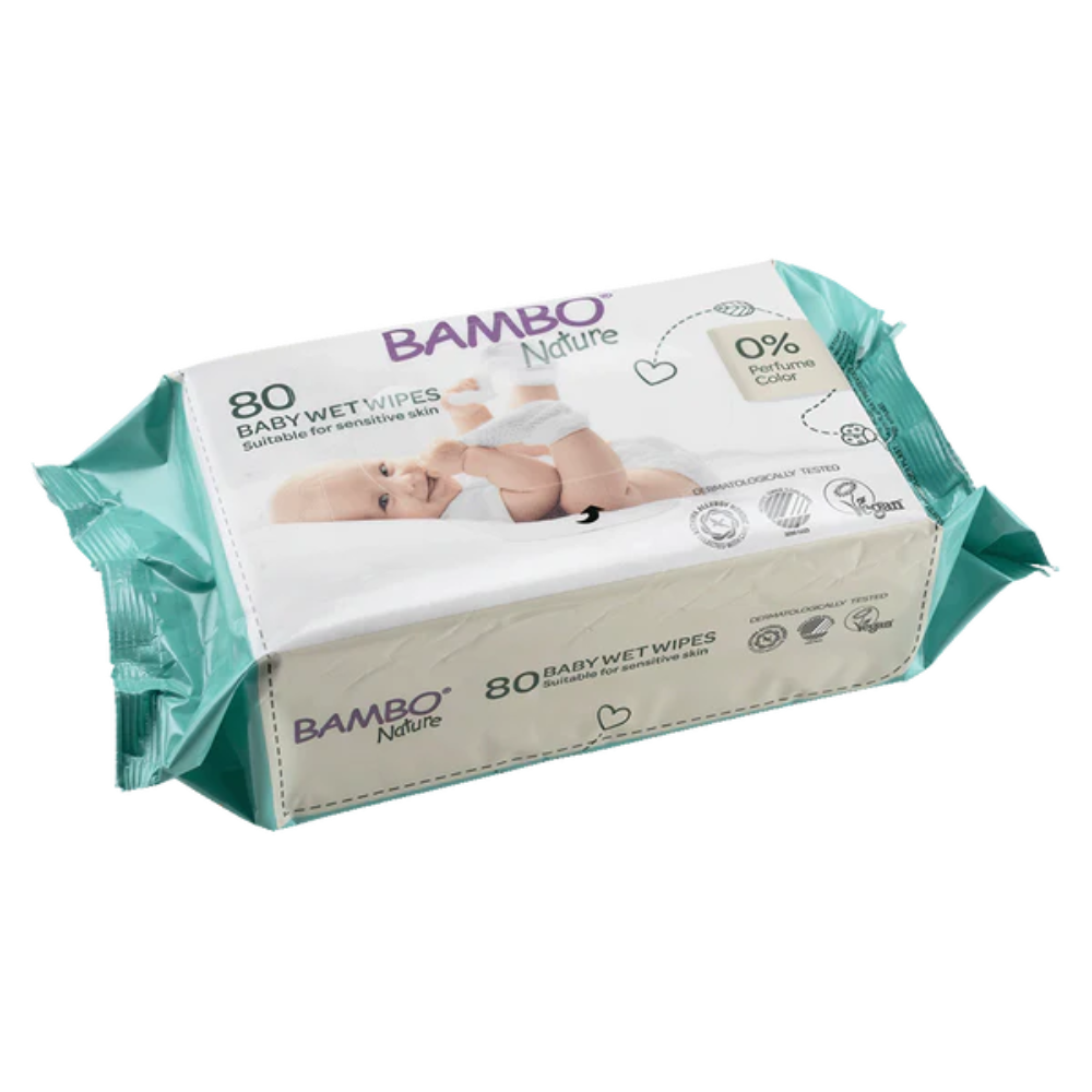 Bambo Nature Gentle Skin-Friendly Baby Wipes