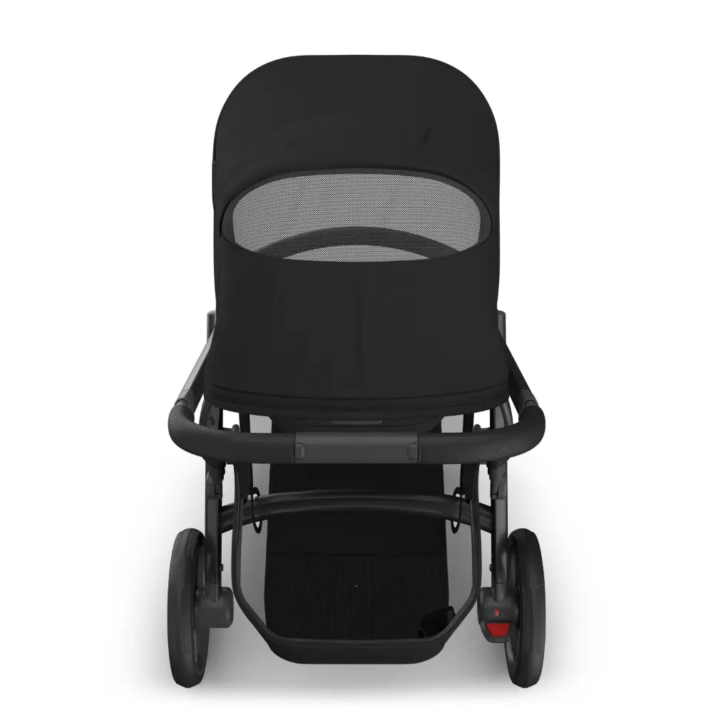UPPAbaby Vista V3 Modular Baby Stroller, Travel System Compatible, Reversible Toddler Seat, All-Terrain Suspension, One-Hand Recline, Birth to 22 kg - Black