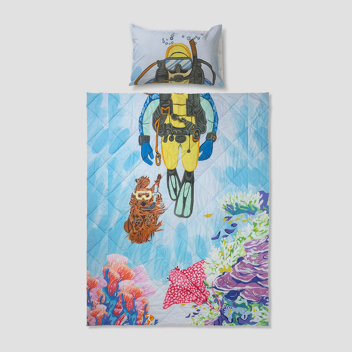 Football Player &amp; Scuba Diver