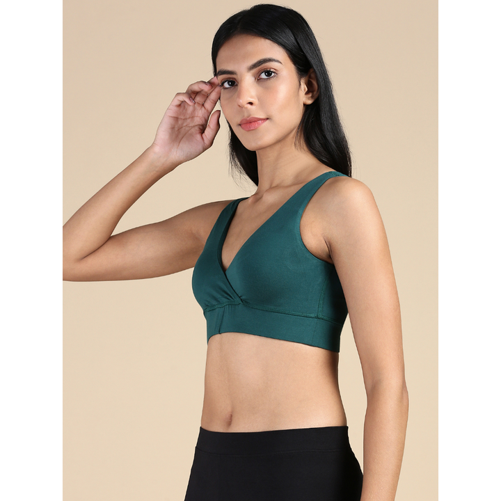 &amp;Circus Maternity Nursing Bra - Racing Green