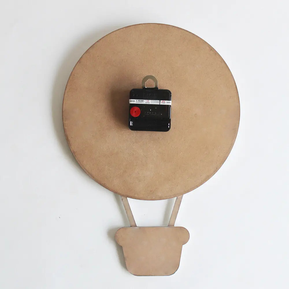 The Tiny Trove Hot Air Balloon Clock - Pink