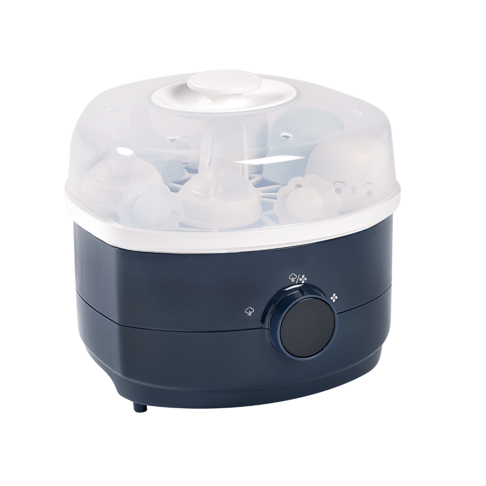 Beaba 2-in-1 Baby Bottle Sterilizer and Dryer, Night Blue, 0m+