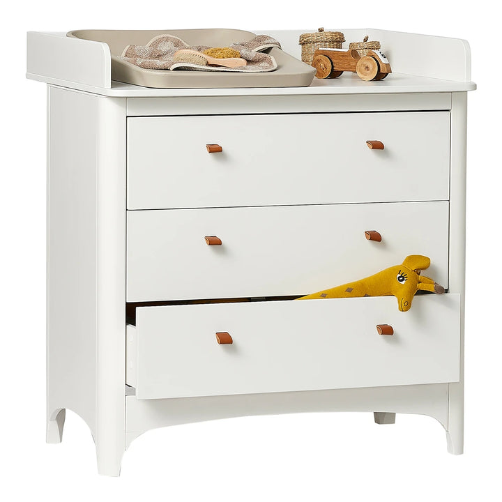 Leander Classic Changing Unit for Dresser, Safe Baby Changing Station, Raised Sides, Large Changing Surface