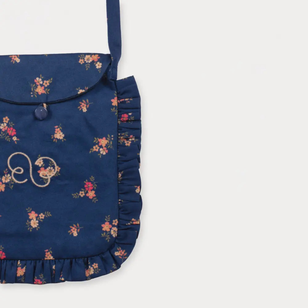 Early Sunday Miss Sunday Sling For Girls - Ditsy Bouquet Navy