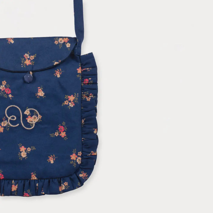 Early Sunday Miss Sunday Sling For Girls - Ditsy Bouquet Navy
