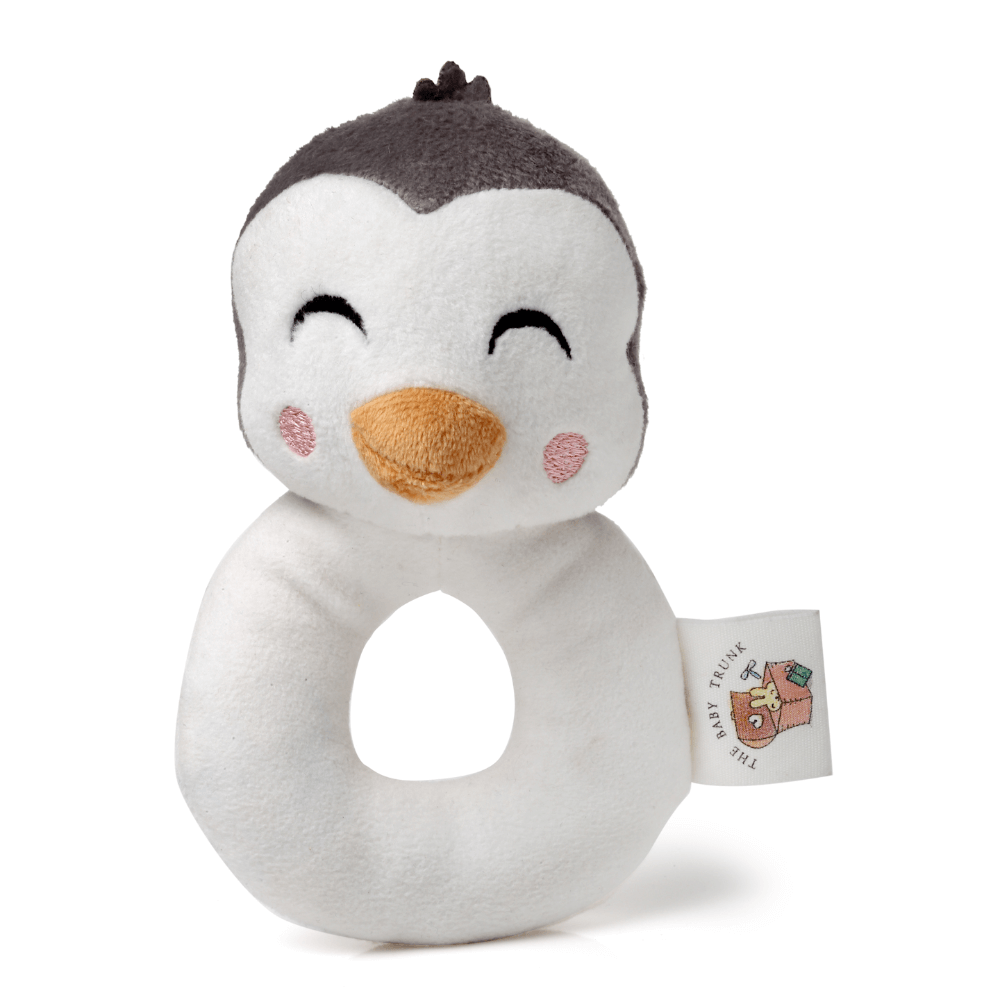 The Baby Trunk Winter Cuddle Set: Sherpa Blanket &amp; Rattle Gift Set Box (Pack Of 2) Newborn Baby