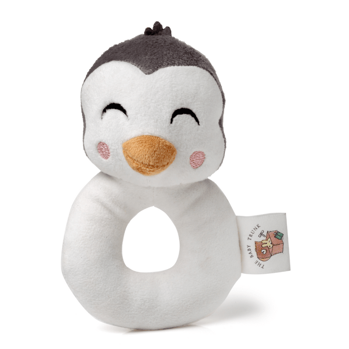 The Baby Trunk Winter Cuddle Set: Sherpa Blanket &amp; Rattle Gift Set Box (Pack Of 2) Newborn Baby